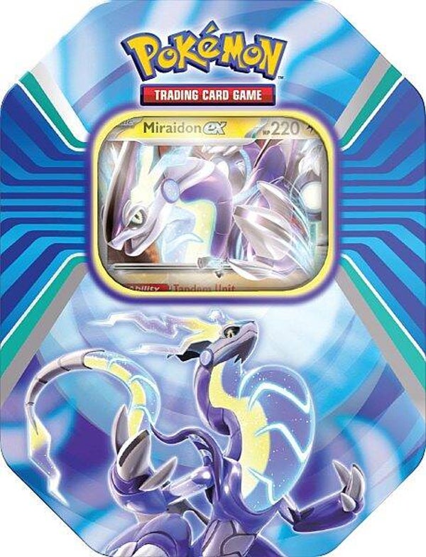 Pokemon Paldea Legends Tin - Miraidon ex