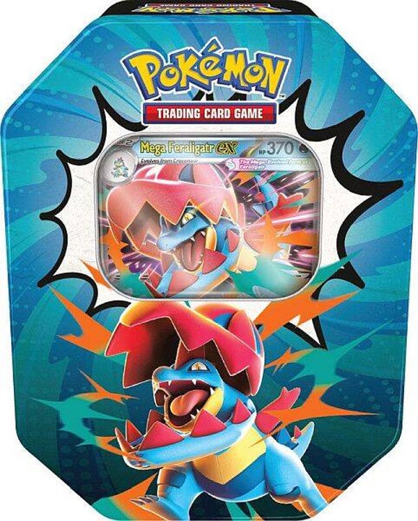 Pokemon Ascended Heroes Tin - Mega Feraligatr ex
