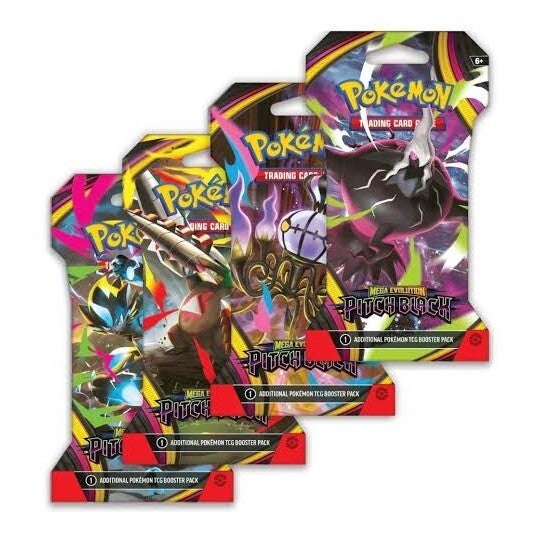 Pokemon Sleeved Booster Pack - Pitch Black