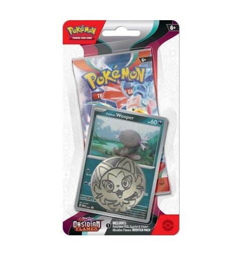Pokemon Checklane Blister - Obsidian Flames - Wooper