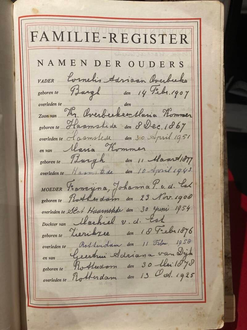 1939 Huwelijks geschenk uit het fonds van Emile Robin