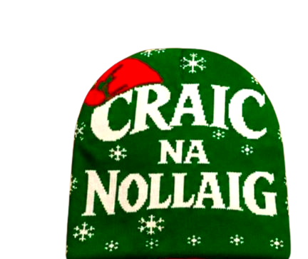 Craic Na Nollaig Beanie Glass ( Green )