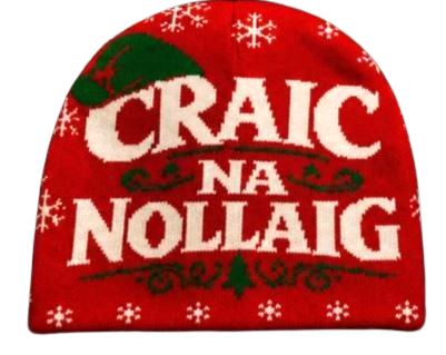 Craic Na Nollaig Beanie Dearg ( Red )