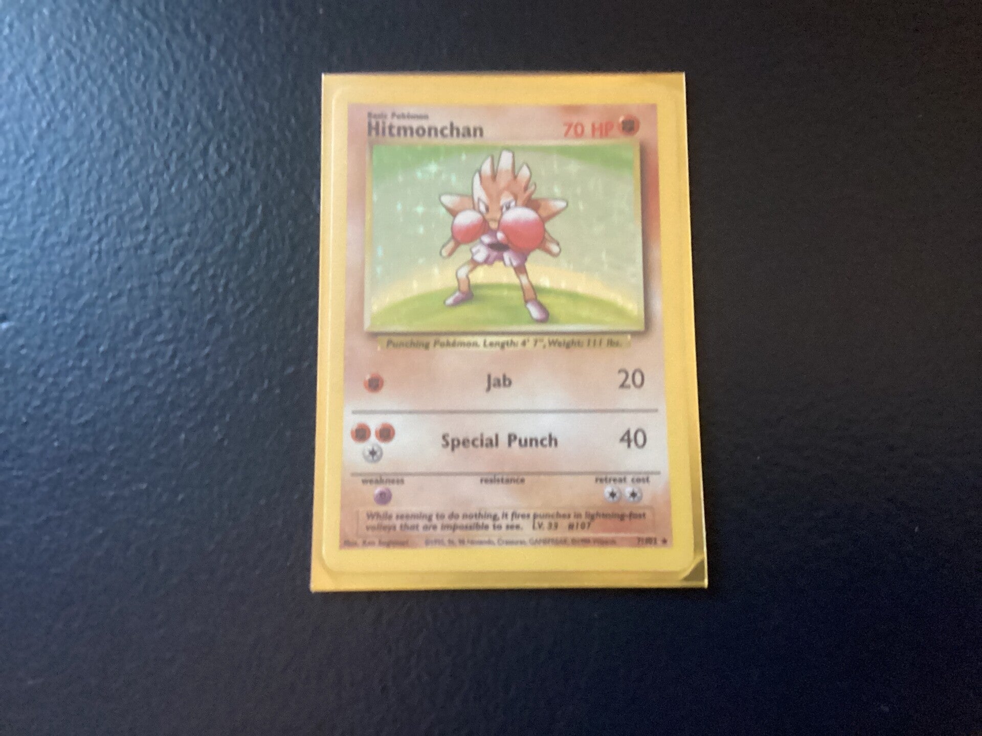 Hitmonchan base set holo