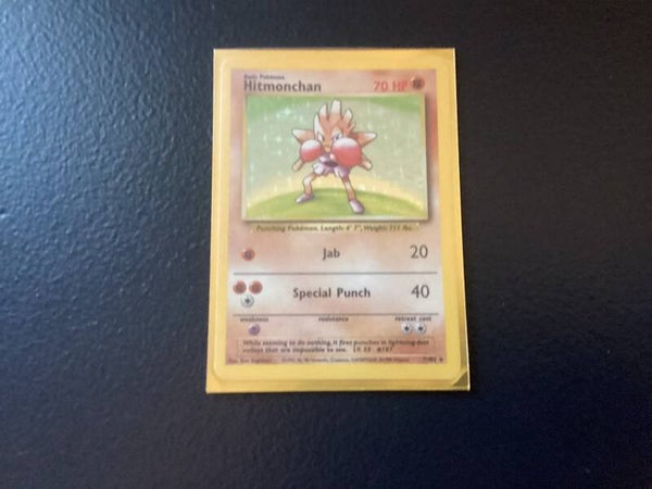Hitmonchan base set holo