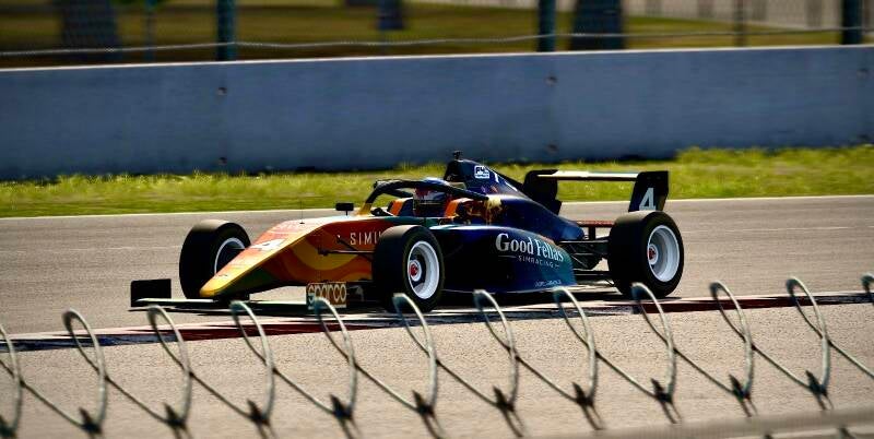 Goodfellas Simracing iRacing FIA Formula 4 podium Autódromo Hermanos Rodríguez Mexico City Grand Prix 2025