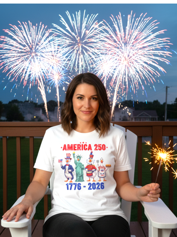 America 250 Years DTF Print