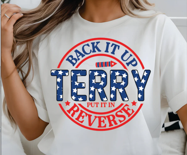 Back It Up Terry 4th of July DTF Print