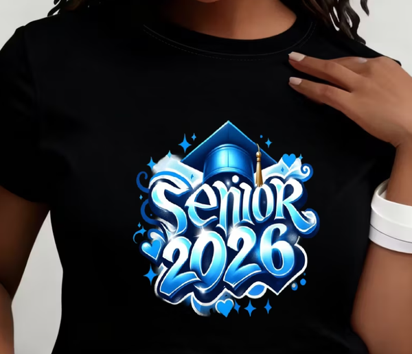 Blue Senior 2026 DTF Print