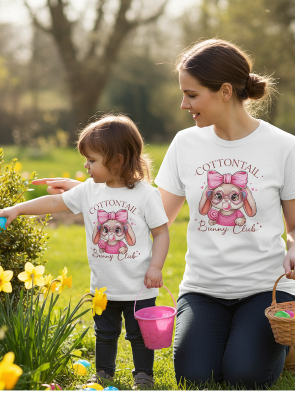 Easter Cottontail Bunny Club DTF Print (ADULT)