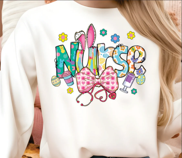Easter Nurse DTF Print