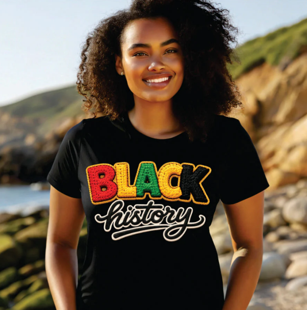 Black History Month Faux Yarn DTF Print