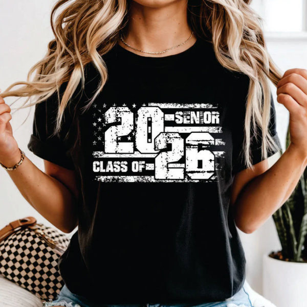 Flag Senior 2026 DTF Print