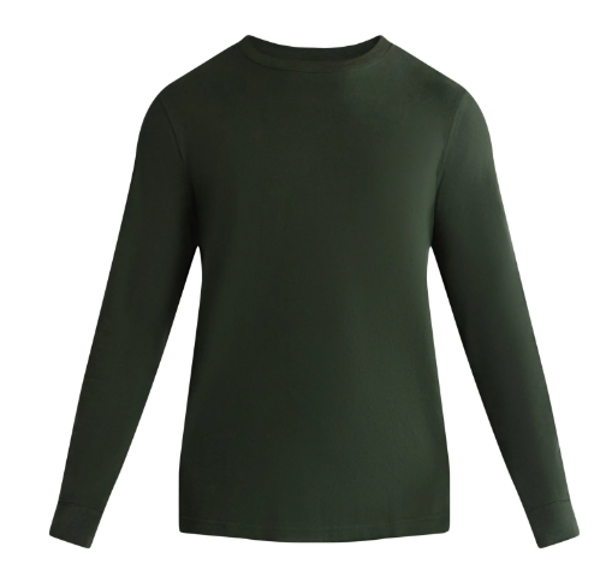 Adult Long Sleeve Unisex Tee OLIVE DUSK
