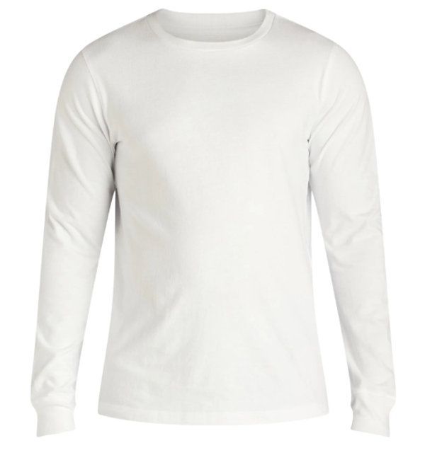 Adult Long Sleeve Unisex Tee WHITE
