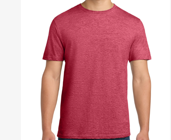 Gildan Soft Style Adult Unisex Tee HEATHER RED