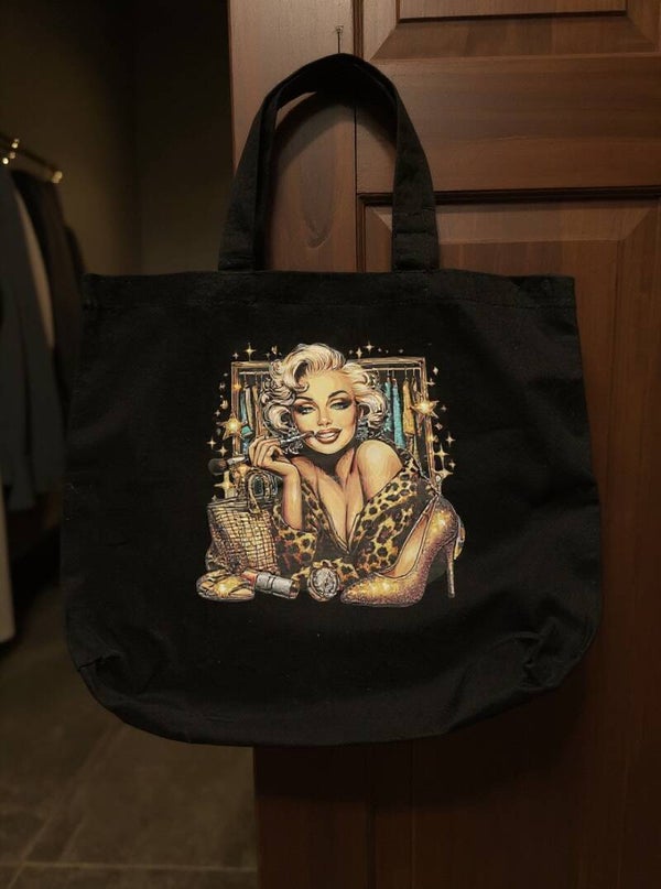 Glamorous Lady Tote Gold