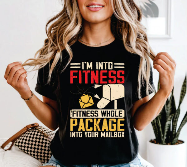 I'm Into Fitness Postal DTF Print