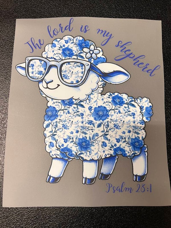 The Lord Is My Shepherd Psalm 23:1 Print