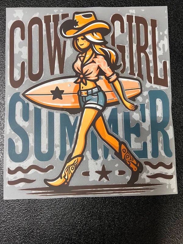 Cowgirl Summer Print