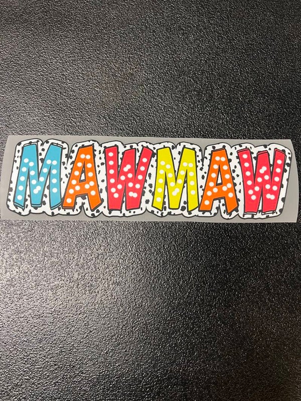 Bright Dalmation MAWMAW Print