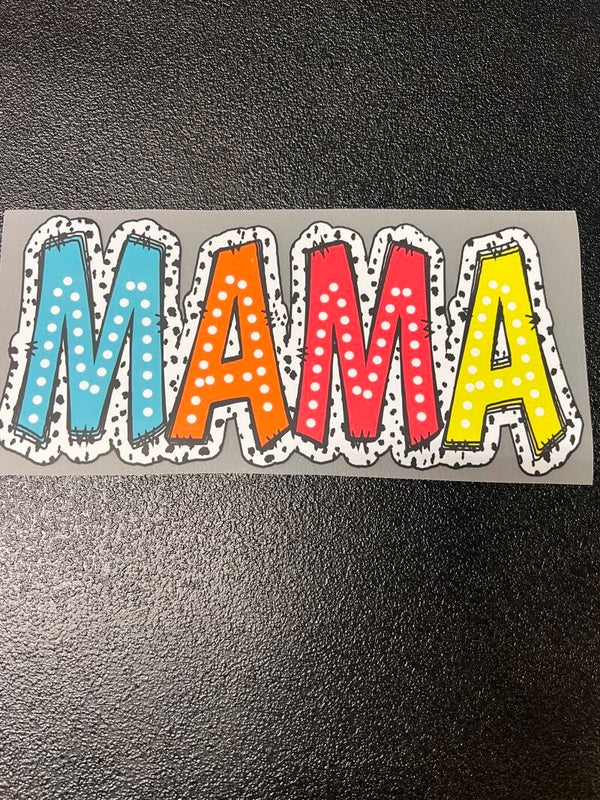 Bright Dalmation MAMA Print