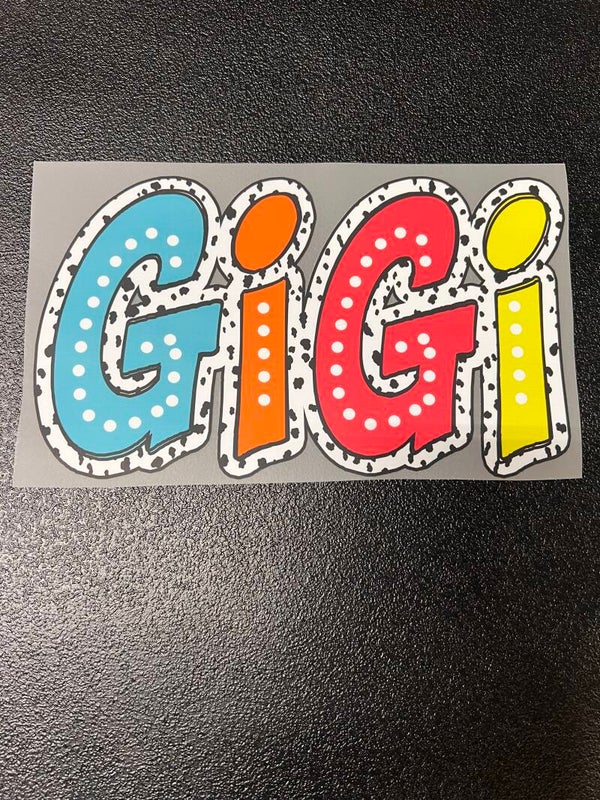 Bright Dalmation GIGI Print