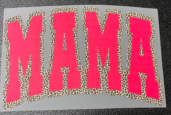 Leopard MAMA In Bright Pink Print