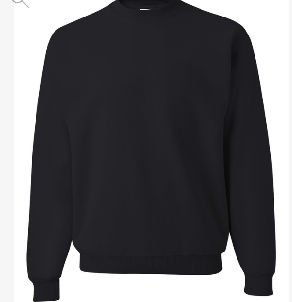 Adult Unisex Sweatshirt BLACK