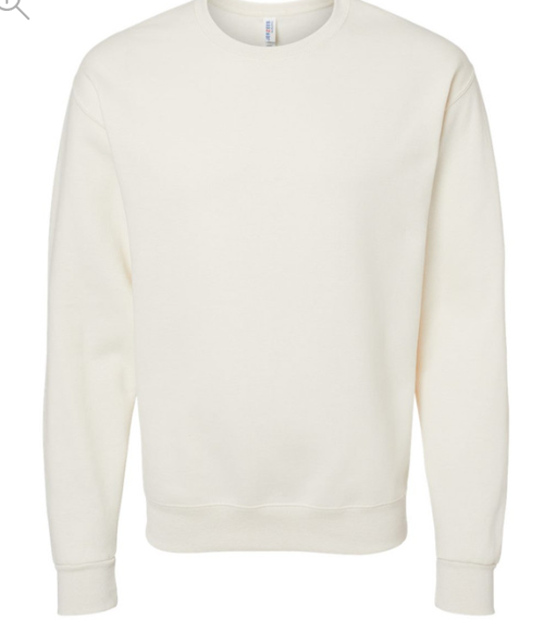 Jerzees Adult Unisex Sweatshirt SWEET CREAM HEATHER