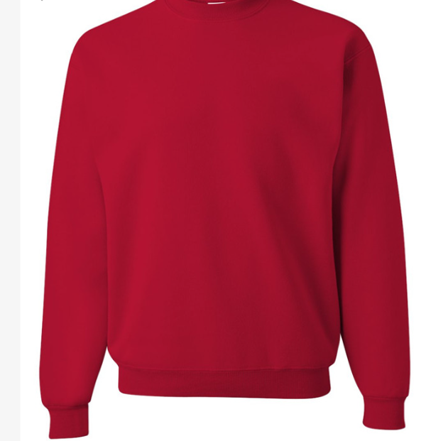 Jerzees Adult Unisex Sweatshirt RED