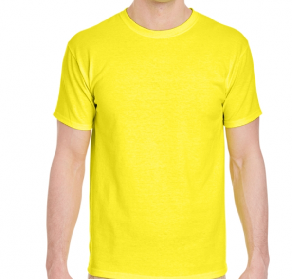 Jerzees Adult Unisex Tee NEON YELLOW
