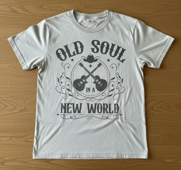 Old Soul In A New World DTF Print