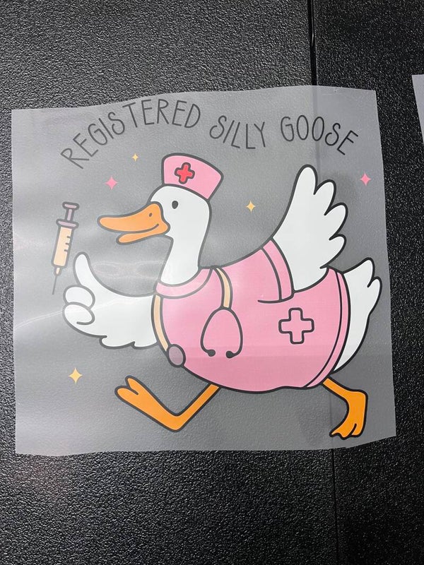 Registered Silly Goose DTF Print