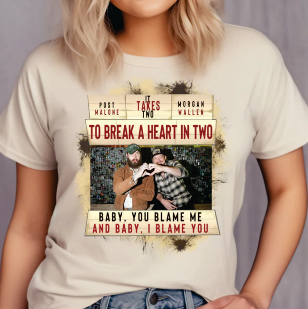 Post Malone And Morgan Wallen DTF Print