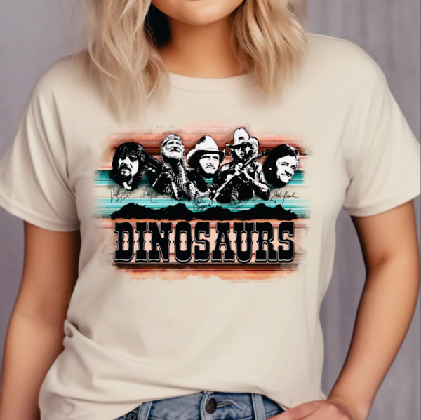 Dinosaurs of Country Music DTF Print
