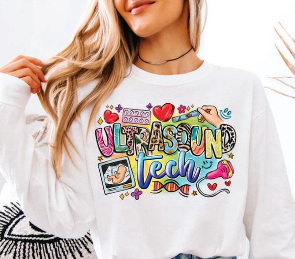 Ultrasound Tech DTF Print