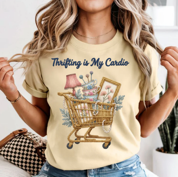 Thrifting Is My Cardio Print