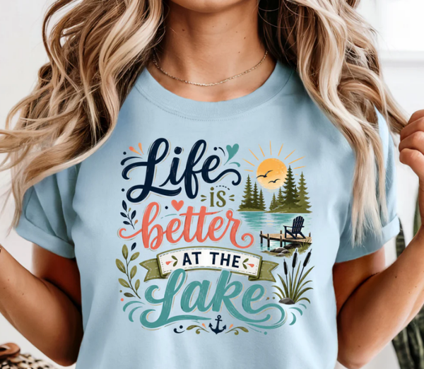Life Is Better At The Lake Print