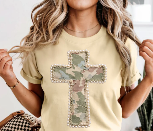 Camo Cross Print