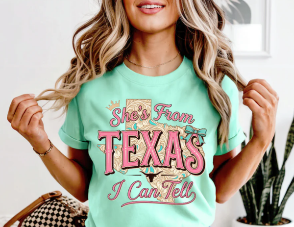 She's From Texas I Can Tell Print