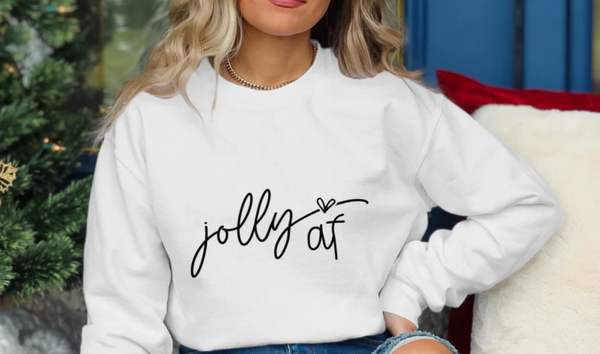 Jolly AF Christmas DTF Print