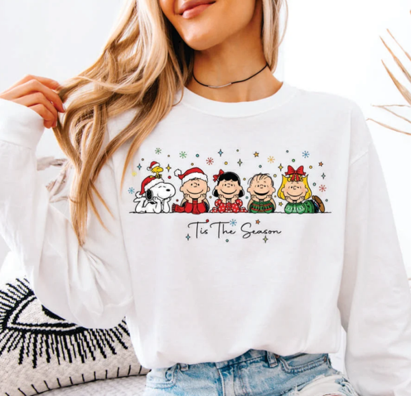 Peanuts Tis The Season DTF Transfer Print