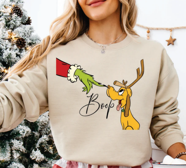 Grinch & Max BOOP DTF Transfer Print