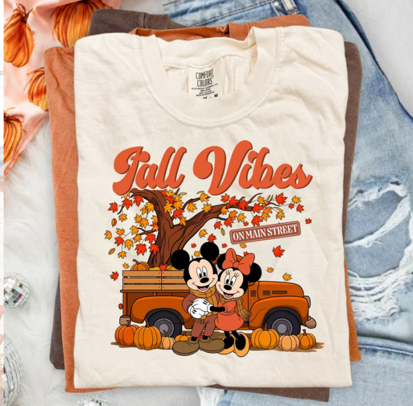 Mickey & Minnie Fall Vibes DTF **PRINT ONLY**