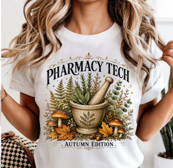 Pharmacy Technician Autumn Edition DTF **PRINT ONLY**