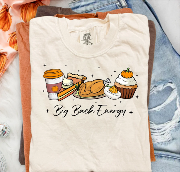 Thanksgiving Big Back Energy DTF Print