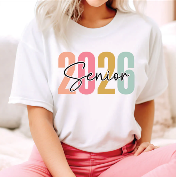 Pastel Senior 2026 DTF Print
