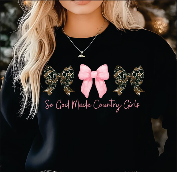 So God Made Country Girls DTF Print