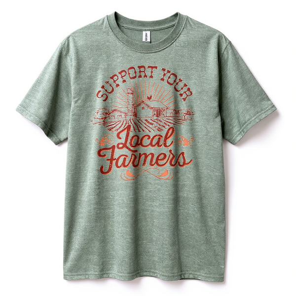 Support Your Local Farmers Unisex Tee